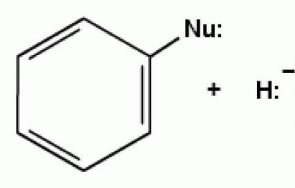 Nucleophilic substitution at a saturated carbon atom